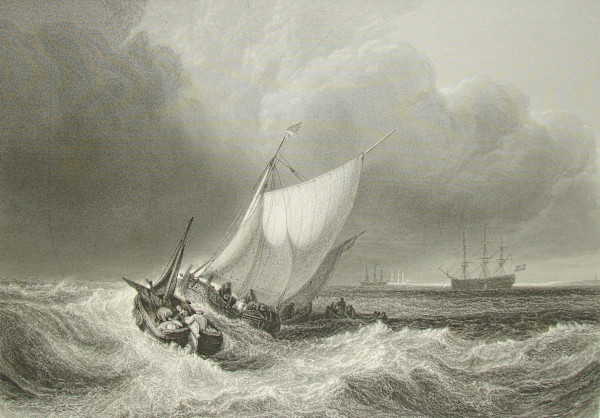 Dutch Boats in a Gale by after Joseph M. W. Turner