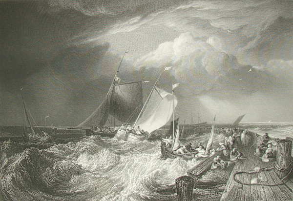 Calais Pier by after Joseph M. W. Turner