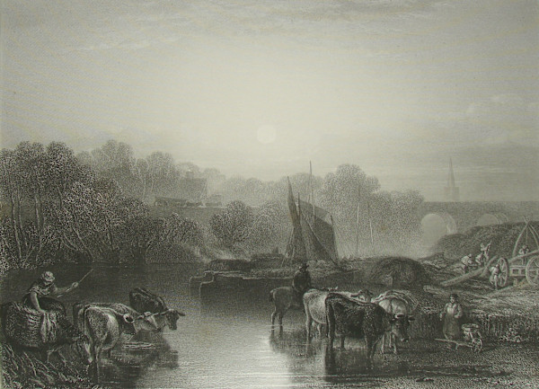 Abingdon, Berkshire by after Joseph M. W. Turner