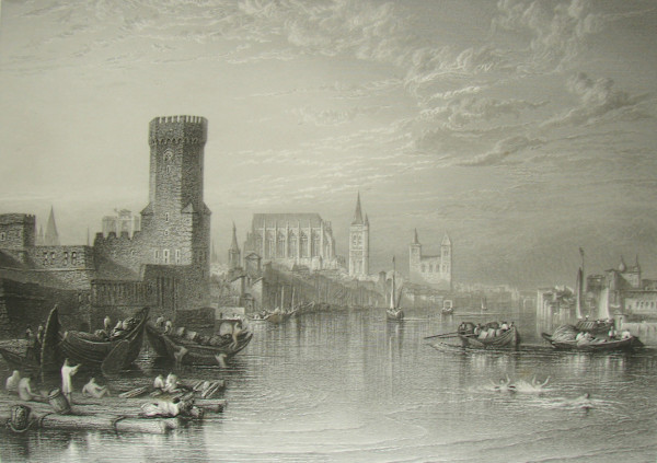 Cologne from the River by after Joseph M. W. Turner