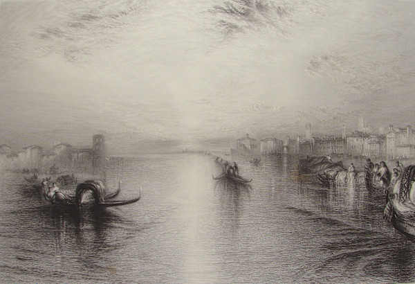 Approach to Venice  Looking Towards Fusina by after Joseph M. W. Turner