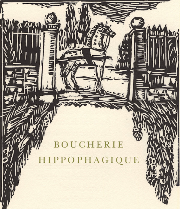 Boucherie hippophagique by Maurice de Vlaminck