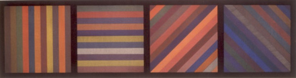 Bands of Lines in Four Directions by Sol LeWitt, Image 1.