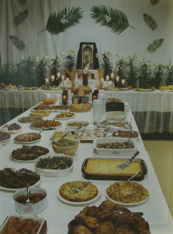 StJoseph's day table: Cataract Lodge, Niagara Falls, New York by Marion Faller