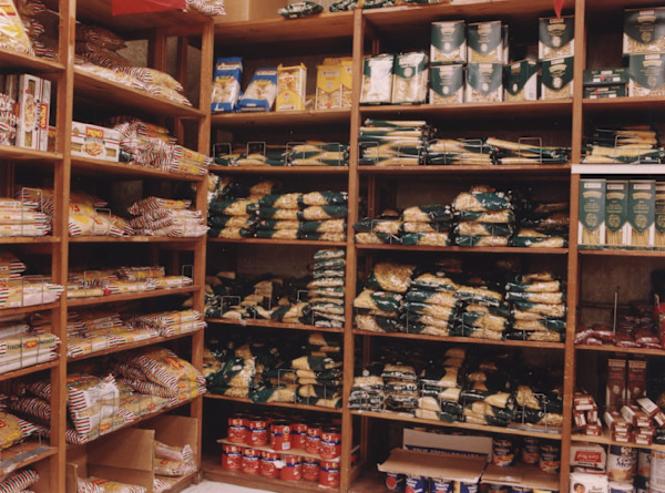 Guercio and Sons: Pasta display by Marion Faller