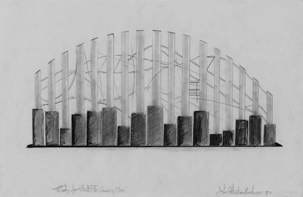 Study for Structure for Crossing Over by John Christian Anderson