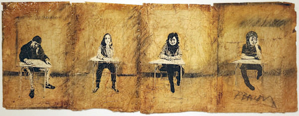 Students and Desks by Pat Bacon