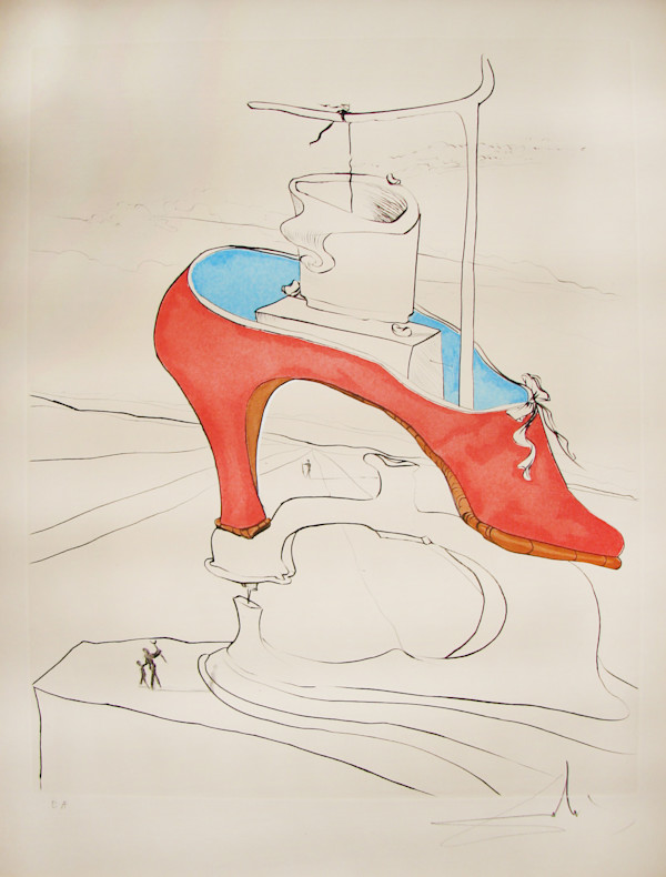 Le Malediction Vaincu/The Curse Overthrown by Salvador Dali