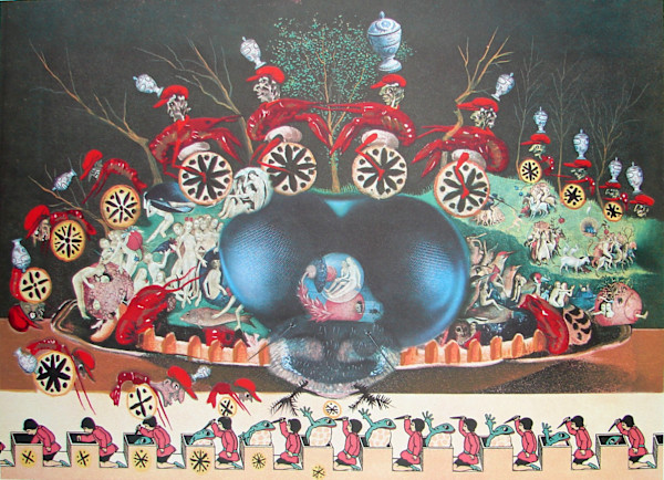 L’atavisme Désoxyribonucléique (Atavism(*) Deoxyribonucleic (**) – Vegetables) by Salvador Dali