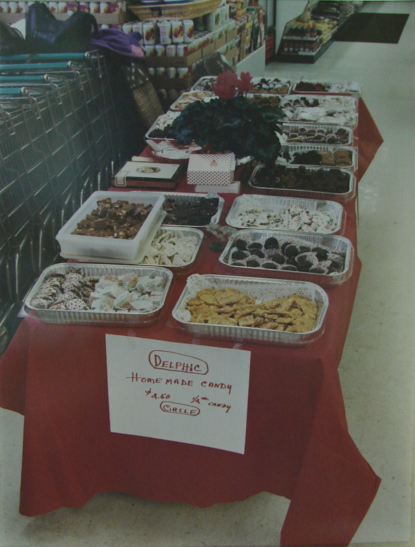 Valentine's Day Candy Sale, IGA Supermarket, Wilson, NY by Marion Faller