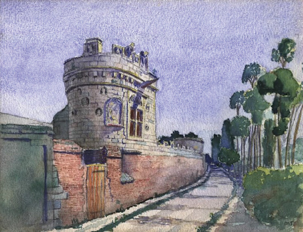XVIth Century Fortified Farmhouse by Marie Thibaudeau