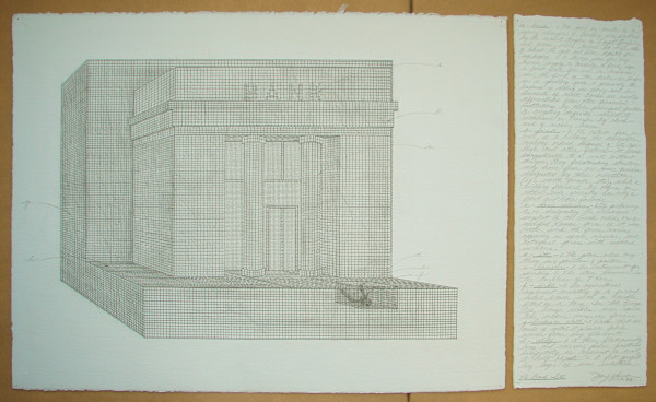 Drawing for the Bank Site by Don Johnson, Image 2.