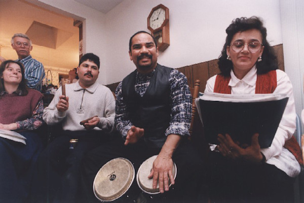 Singers Warming Up by Charles Agel
