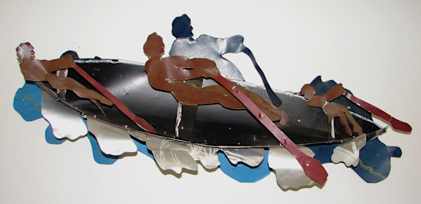 Untitled (Rowers) by Timothy Woodman, Image 1.