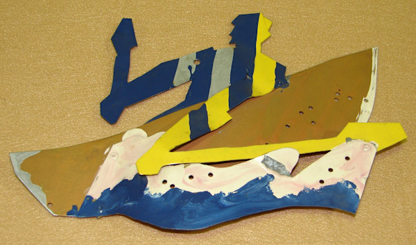 Person in a Boat by Timothy Woodman, Image 1.