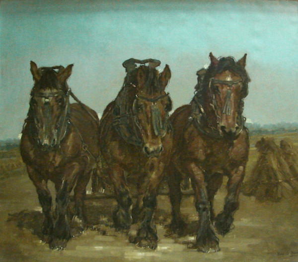 Horses by Karel De Bauw