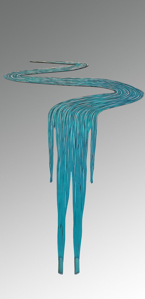Waterfall Man by John Buck
