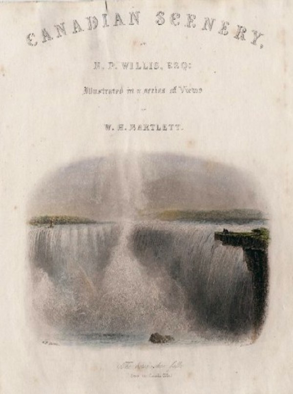 The Horseshoe Falls (from the Canada Side) by William Henry Bartlett