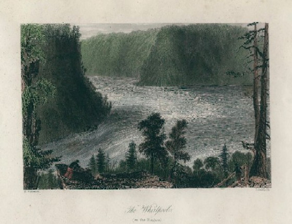 The Whirlpool (on the Niagara) by William Henry Bartlett