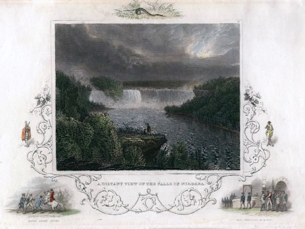A Distant View of the Falls of Niagara by Thomas Cole, Image 2.
