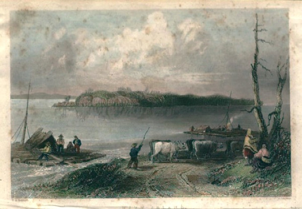 Navy Island by William Henry Bartlett
