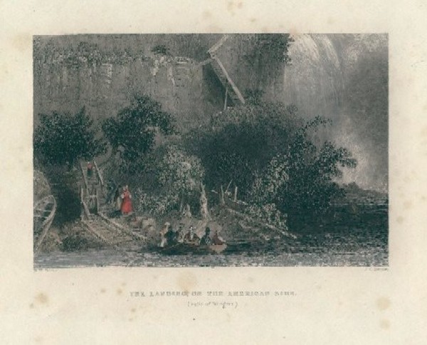 Niagara Falls (From near Clifton House) by William Henry Bartlett