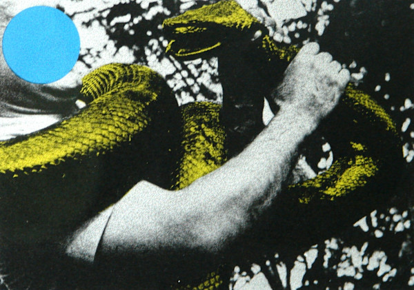 Man with Snake by John Anthony Baldessari