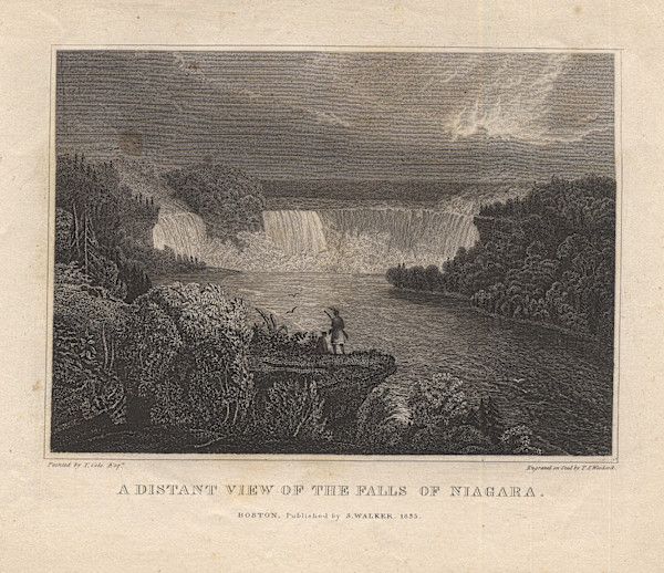 A Distant View of the Falls of Niagara by Thomas Cole, Image 2.
