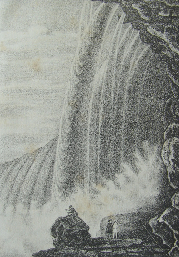 British Fall from under Table Rock by after William James Bennett, Image 2.