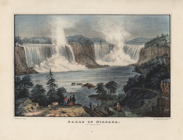 Falls of Niagara From Clifton House by after William Henry Bartlett