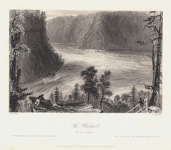 The Whirlpool (on the Niagara) by William Henry Bartlett