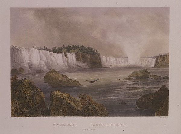 Niagara Falle/Les Chutes Du Niagara/Niagara Falls by Karl Bodmer