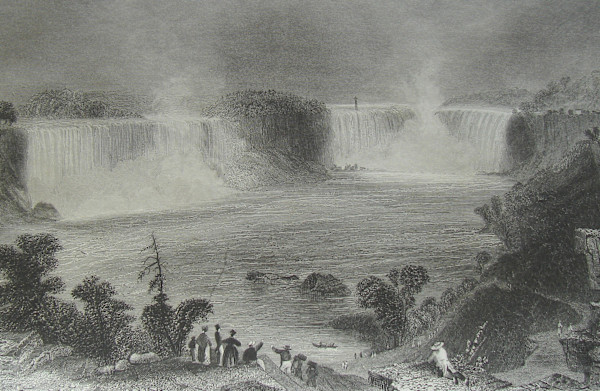 Niagara Falls (From near Clifton House) by William Henry Bartlett