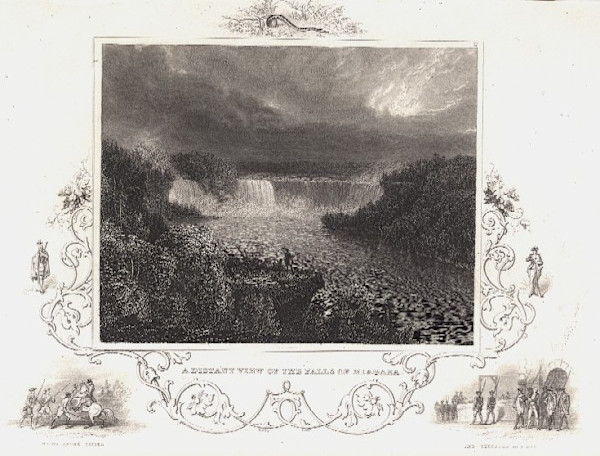 A Distant View of the Falls of Niagara by Thomas Cole, Image 2.