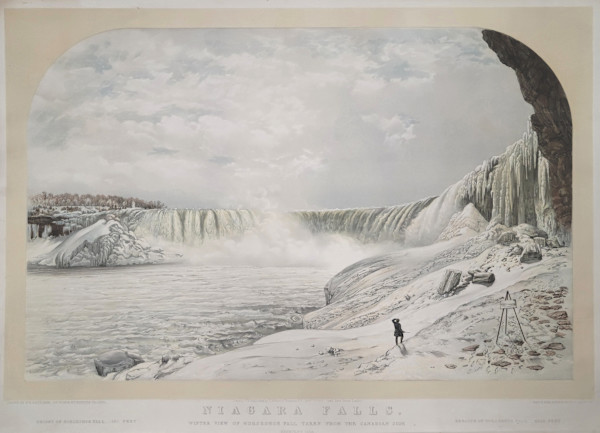 Niagara Falls, Winter View of Horseshoe Fall taken from the Canadian Side by Frederick W. Lock, Image 2.