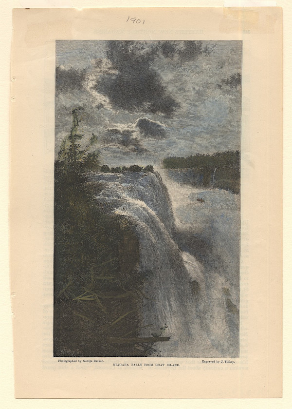 Niagara Falls from Goat Island by after George Barker
