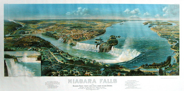 Niagara Falls and Niagara River from Lake Erie down to Lake Ontario by Unknown Artist, Image 1.