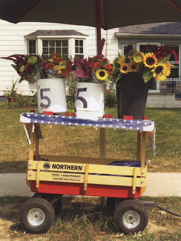 Johnston's Flower Cart, Youngstown, NY by Jim Bush