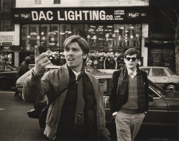 Christopher Makos and Peter Wise by Andy Warhol