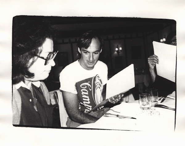 Jon Gould, Elaine Kaufman, and Bob Colacello by Andy Warhol
