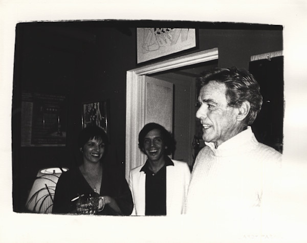 Liza Minnelli, Steve Rubell, and unidentified man by Andy Warhol