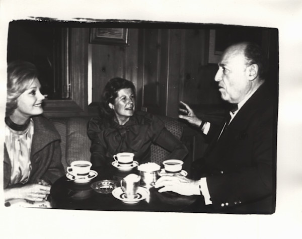 Jerry Zipkin, Brigid Berlin, and unidentified woman by Andy Warhol