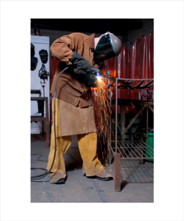 Portrait of Simon Griffis, Artist - Ashford Hollow Foundation, Buffalo, NY by Lauren Tent