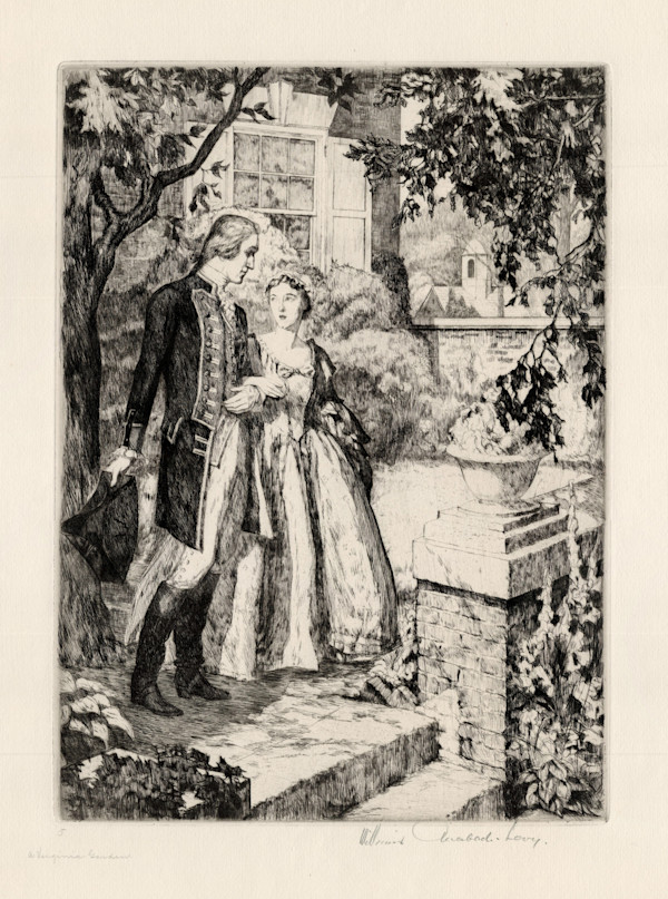 A Virginia Garden by William Auerbach-Levy, Image 2.