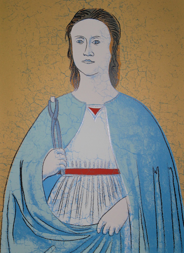 St Apollonia by Andy Warhol