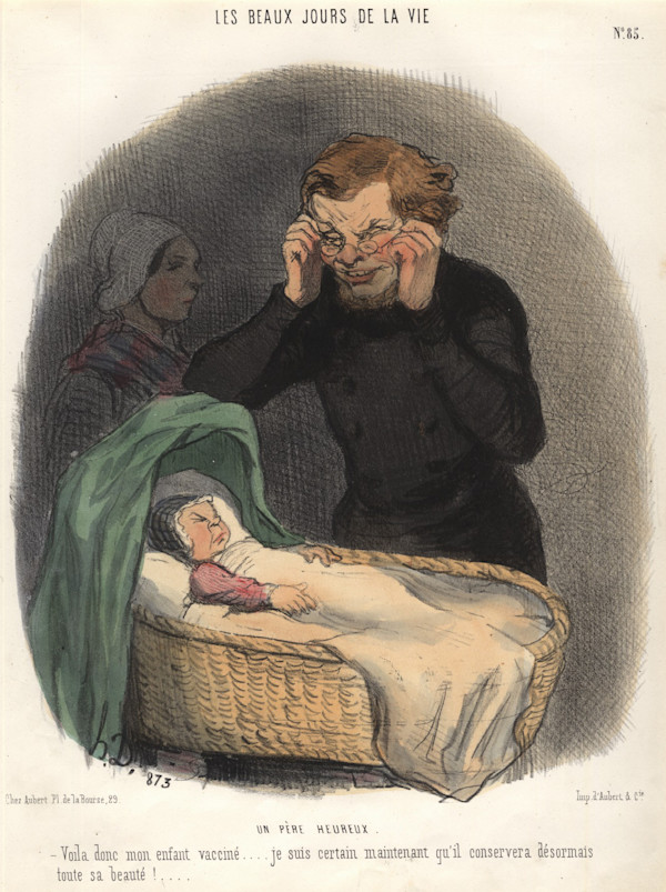 Plate #85 from Les Beaux Jours de la Vie (The Best Days in Life) by Honore Daumier