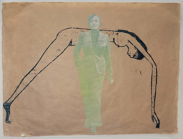 Goddess Nut (Marlene Dietrich) by Nancy Spero, Image 2.