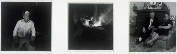 Atlas Steelworker from Working People series by Milton Rogovin