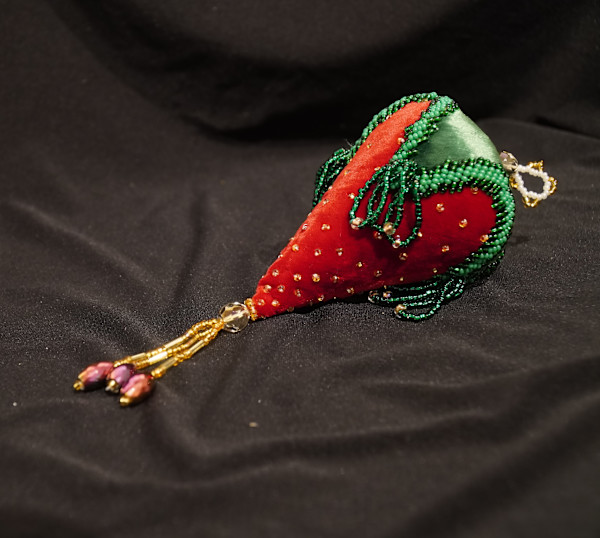 Strawberry Pincushion by Jamie Gilbert