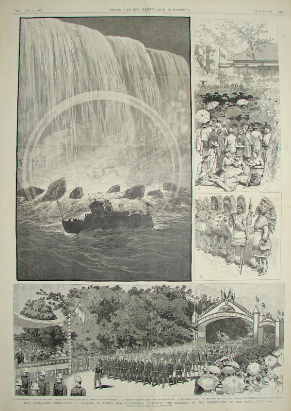 New York-The dedication of Niagara to public use-ceremonies attending the transfer of the… by Unknown Artist, Image 2.